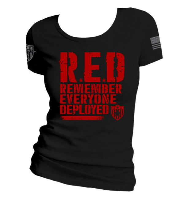 Women's Fitted T-Shirt - R.E.D