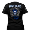 Women's Fitted T-Shirt - Back The Blue