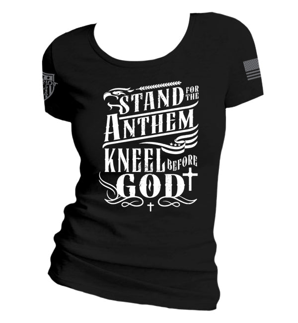 Women's Fitted T-Shirt - Know When To Kneel